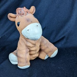 Rare Enesco Precious Moments 1998 tender tails horse bank